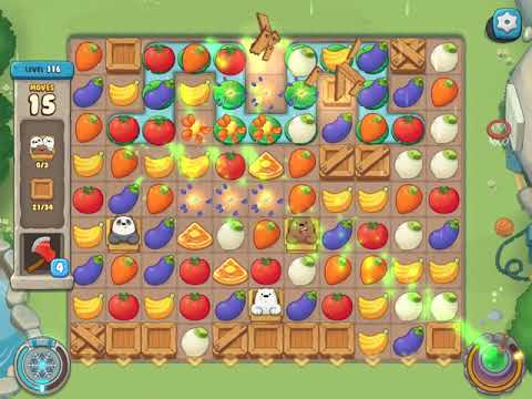 We Bare Bears - Match3 Repairs - Level 116 (by match3news.com)