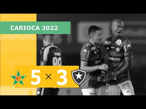 Portuguesa 5 x 3 Botafogo - Gols - 27/02 - Campeonato Carioca 2022