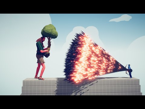 TREE GIANT vs EVERY GOD - Totally Accurate Battle Simulator TABS