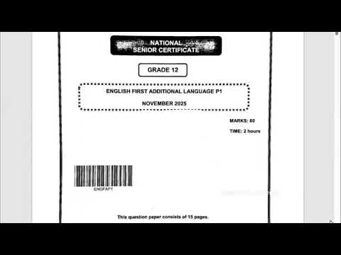 2025 MEMO ENGLISH FAL PAPER 1 FINAL EXAMS GRADE 12 MEMO FINAL EXAMS ENGLISH P 1 FAL THUNDEREDUC