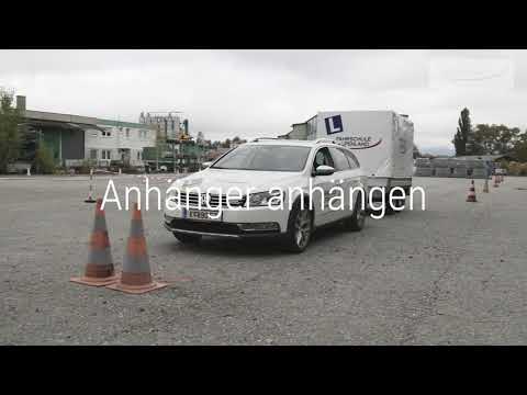 Führerschein Prüfung Klasse BE Anhänger anhängen und abhängen