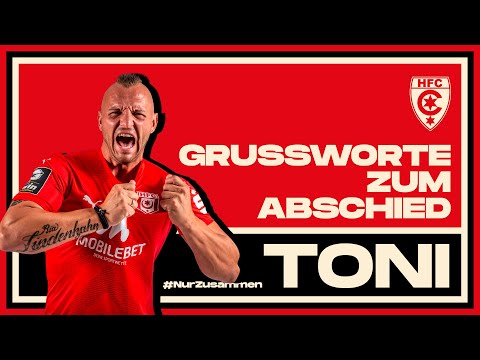 Grußworte zu Abschiedsspiel von Toni Lindenhahn