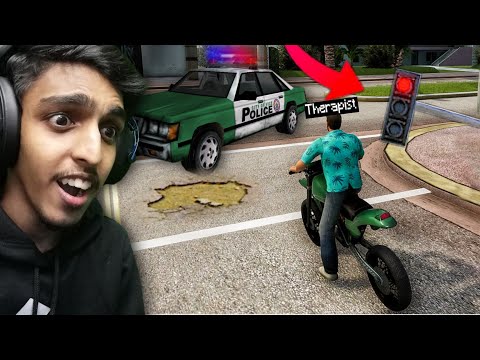 Playing GTA Vice City Without BREAKING ANY LAWS !! MALAYALAM