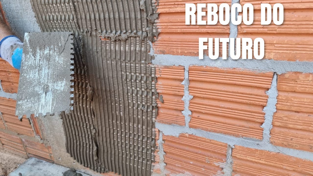 Pedreiro inventa UM jeito De REBOCAR e fazer TEXTURA com 10 Reais