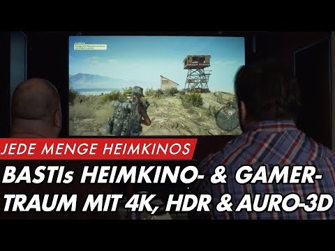 Sebastians Heimkino- & Gamer-Traum mit 4K-HDR-Laserbeamer und Auro-3D Setup |  GROBI.TV
