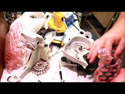 Huztl Stihl ms440 bolt for bolt build! part 3 - cylinder install and some assembly