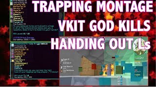 VKIT GOD KILLS + RaidedR Takes an L | Minecraft CosmicPvP Trapping Montage #1