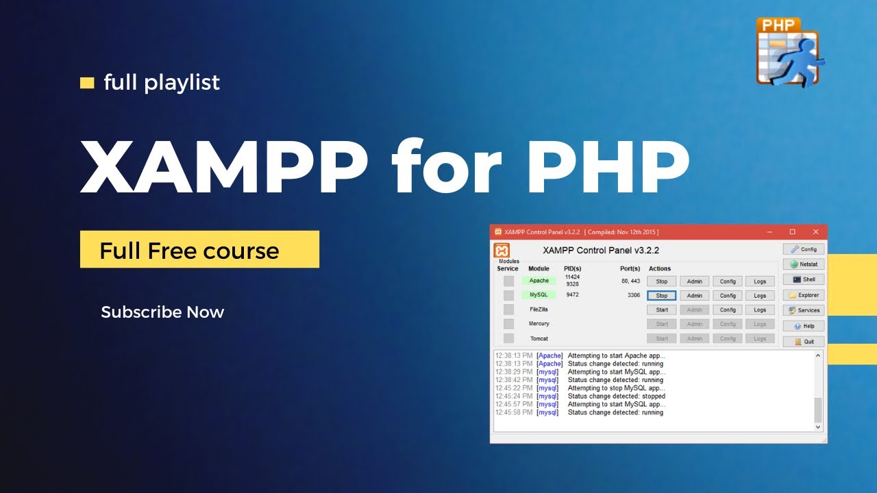 PHP XAMPP Installation | Environment Setup for PHP Programming | PHP Tutorials For Web Development