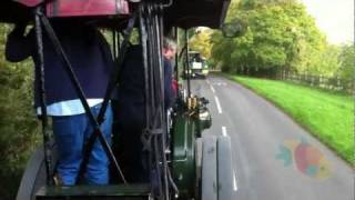 preview picture of video 'Road Run To The Pub from Bedfordshire Steam Rally and Country Fayre 2011 (Old Warden)'