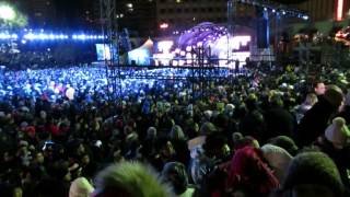 Johnny Reid singing &#39;Dedicated to You&#39; (2 min.) and  &#39;Lets Go Higher&#39; (1 min.). New Years Eve.