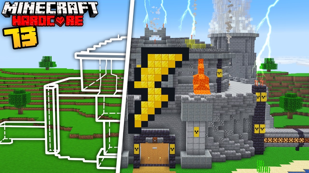 I Built a LIGHTNING FACTORY in Minecraft Hardcore