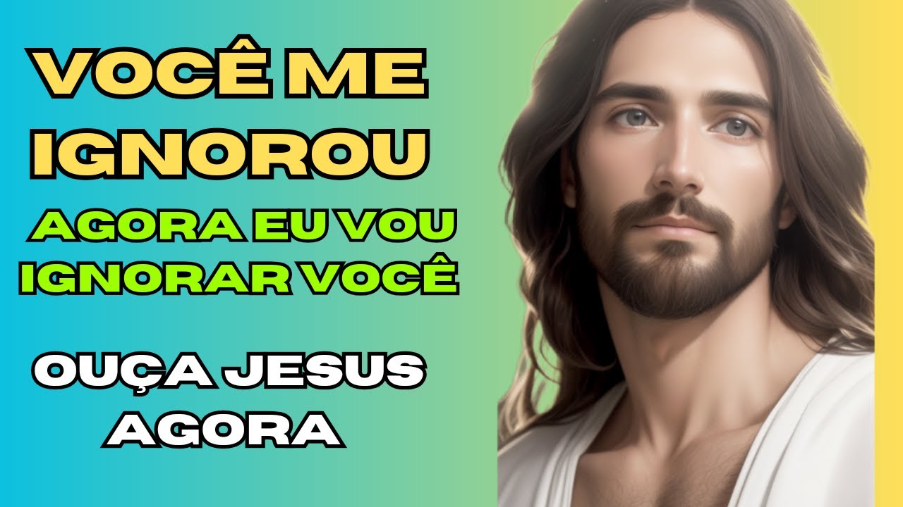 Não ignore a palavra de Deus Pois você será ignorado Quando você precisar (Não ignore Jesus)