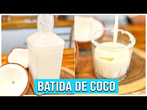 BATIDA DE COCO super CREMOSA e FÁCIL I Receitas de Pai