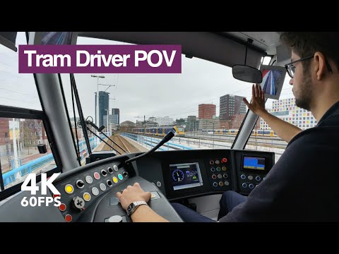 Morning shift as a tram driver | 🚊 4K POV | Day in the life | 🇳🇱 The Hague