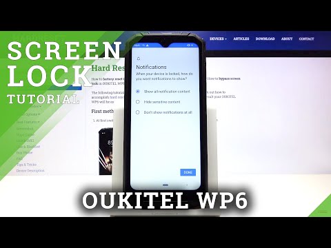 How to Set Up Screen Lock in Oukitel WP6 – Add Lock Screen Method