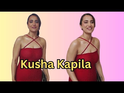 Kusha Kapila Made A Glamorous Appearance At Lakme Fashion Week
