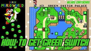 Super Mario World How to get the green switch