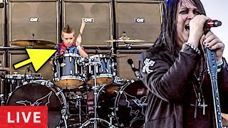CRAZY TRAIN - LIVE (10 year old drummer) Avery Drummer
