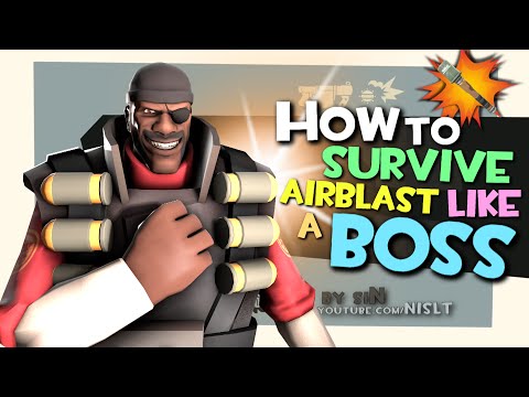 TF2: How to survive airblast like a BOSS [Epic Win]