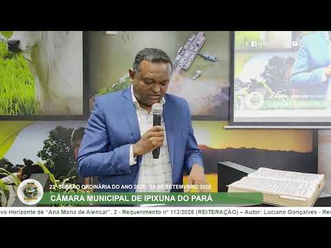 23ª SESSÃO ORDINÁRIA DO ANO 2026