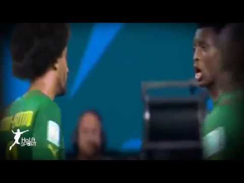 Brawl between players in match Cameroon vs croatia 0-4 | 2014-6-19 | HD