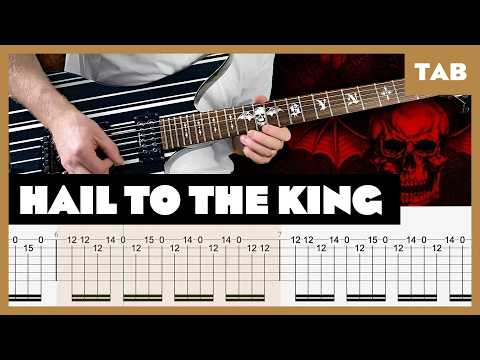 Avenged Sevenfold - Hail to the King - Guitar Tab | Lesson | Cover | Tutorial