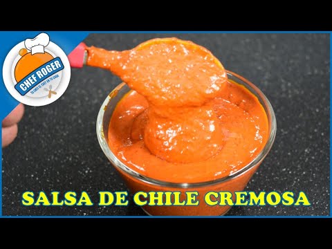 Salsa de chile cremosa, salsa de chile guajillo en aceite, tipo salsa macha Video