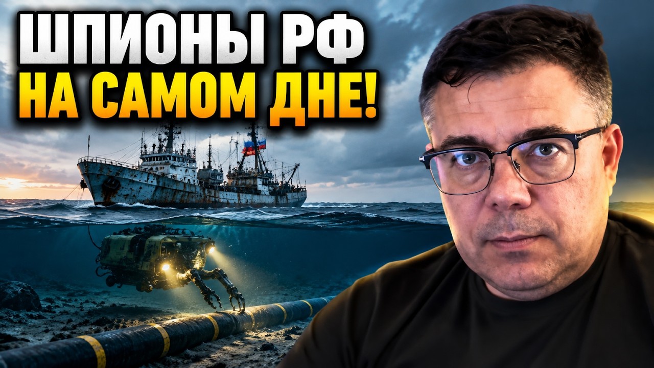 ⚡БЕРЕЗОВЕЦЬ: Розкрито таємну операцію рф на дні океану: 17 кораблів готували 