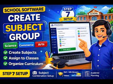 07 How to Create Subject Group in School Software | Step-by-Step Guide