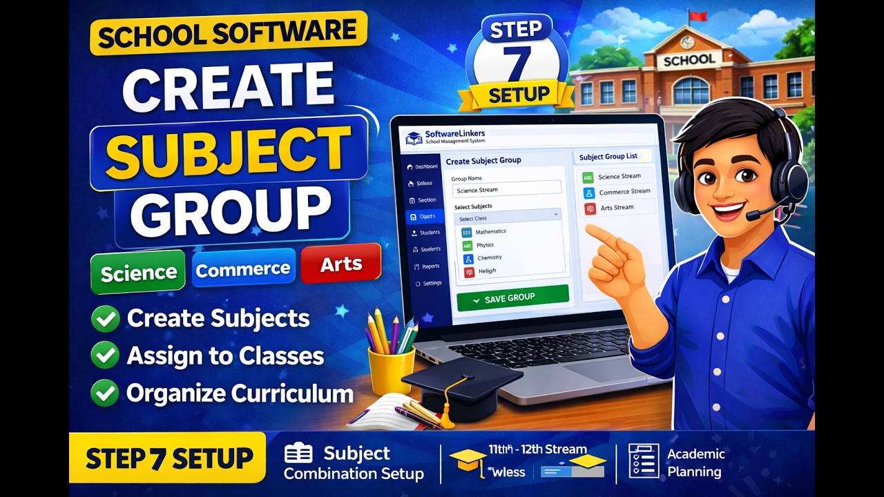 07 How to Create Subject Group in School Software | Step-by-Step Guide