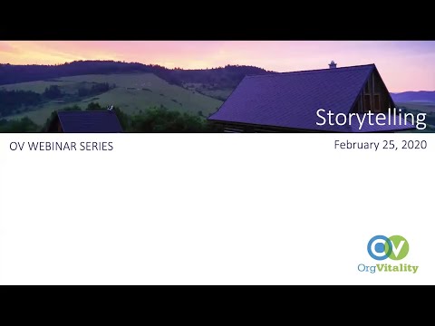 OrgVitality video/presentation/materials