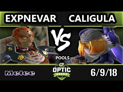 OpTic Arena SSBM - EXPnevar (Ganondorf) Vs. Caligula (Sheik) Smash Melee Pools