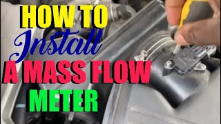 How To Install A New Mass Air Flow Meter for Engine Light Sensor On a 2007 Lexus ES 350 3.5 v6 Motor