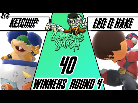 GameLab-Smash #40 Ketchup (Bowser Jr) Vs Leo D Haki  (Mii Brawler)