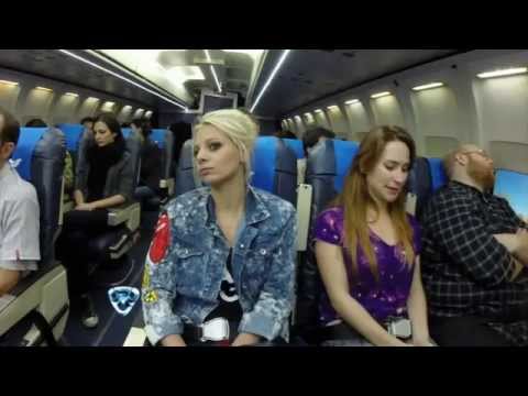 Showmatch 2014 - Jimena Campisi suffered #TheWorstFlightOfYourLife