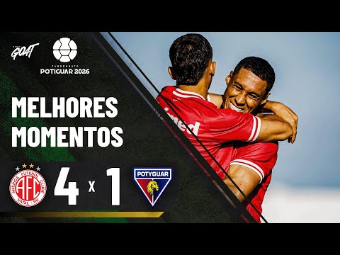 AMÉRICA-RN GOLEIA O POTYGUAR SERIDOENSE NA ESTREIA DO CAMPEONATO POTIGUAR!