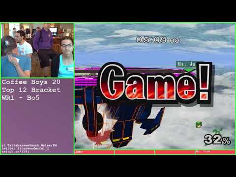 CB 2/18/18 - Melee Singles - JAM+ (CaptainFalcon) Vs. Ms. Jade (Marth) - Top 12 WR1