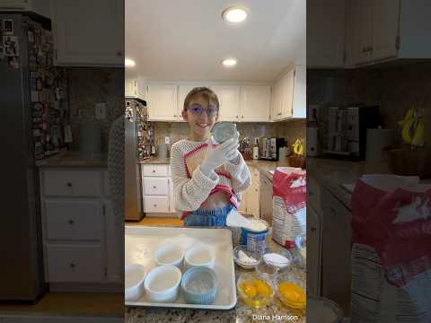 Alessa’s Chocolate Lava Cake #kidscooking #chocolatecake #kidchef #lilchef #lilbaker #alessasbakery