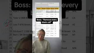 Remove blanks. Delete the blank rows from your spreadsheet with this handy trick. - Excel Xpert tutorial video