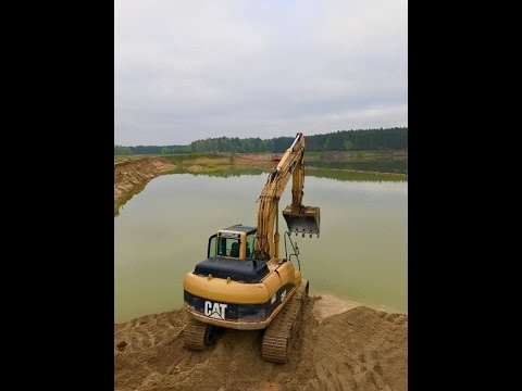 ⭐️Caterpillar-329d ⭐️ Wydobywanie żwiru(2017)💥MEGA Ujęcia z Sony as20💥