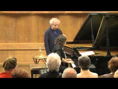Andras Schiff / Piano Masterclass / Student - Avia Doron / Jerusalem Music Centre