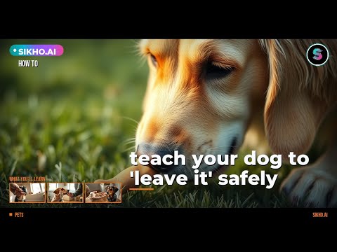 Leave It Command How to Teach 'Leave It' Command | Dog Safety Training