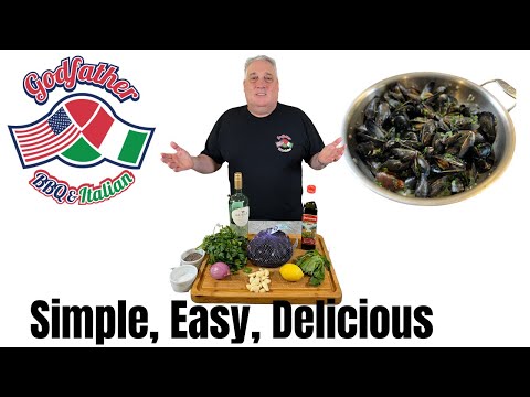 How to Make Mussels Bianco, White Wine Sauce
