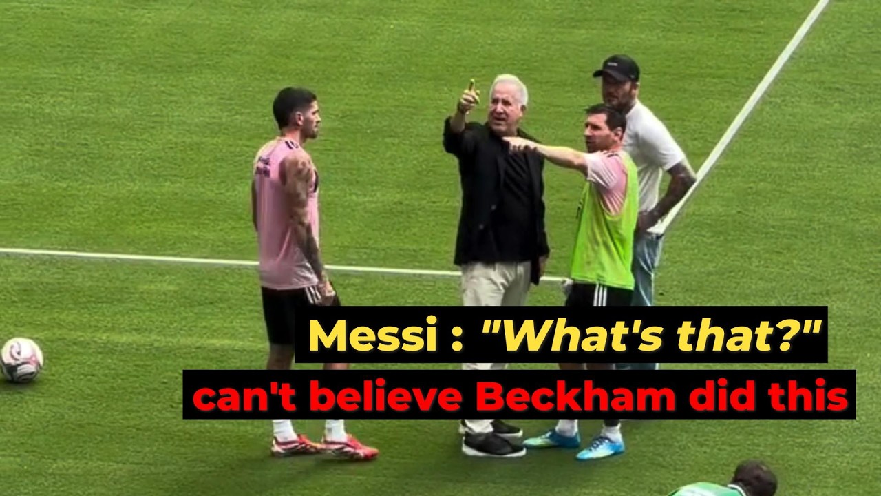 Messi SHOCK with what Beckham did at Inter Miami's NU stadium