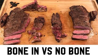 Bone in Vs No Bone Porterhouse Experiment! (Will the Sous Vide bag/bath make a difference 🧐🧐)