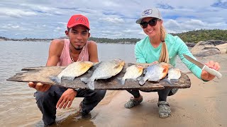 Cooking on an Abandoned River Bank | Piranhas from the Wild! (Catch, Clean & Cook)