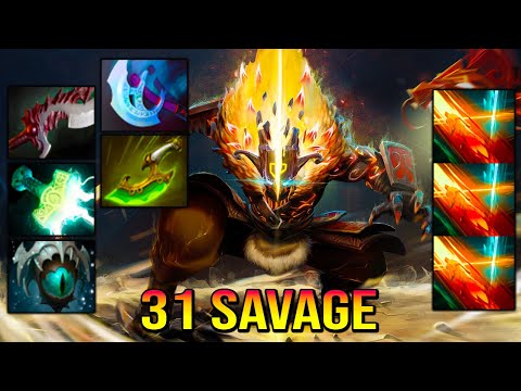 [ Juggernaut ] INTENSE CARRY TEAM FIGHT - INSANE 31 SAVAGE - DOTA 2 GAMEPLAY