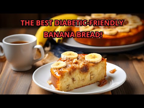 BANANA BREAD RECIPE for DIABETICS | 🚫 NO SUGAR, 🌿 100% NATURAL & 💚 DIABETIC-FRIENDLY