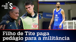 Filho de Tite curte post de Maurício Souza, diz que errou e deixa de seguir jogador de vôlei