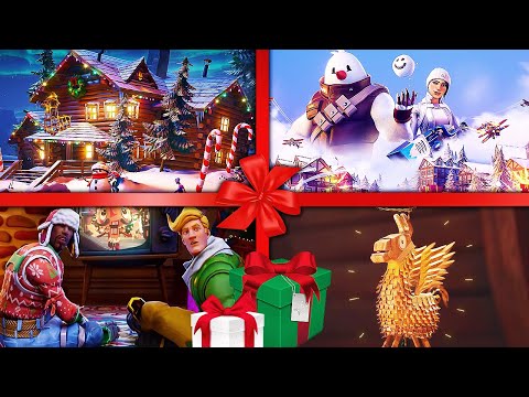 Fortnite Winterfest / Christmas All Cinematic Trailer Collection (2017-2020)